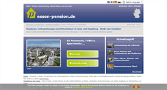 Desktop Screenshot of essen-pension.de